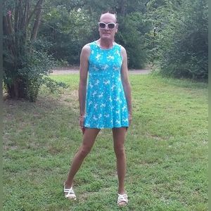 Cute Unicorn Print Minidress